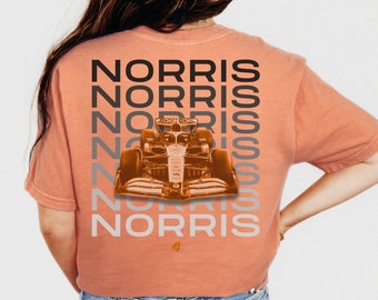 Lando Norris Shirt Lando Norris Formula 1 Shirt for Norris Fan F1 Shirt McLaren F1 Lando Norris Tshirt Lando Norris Merch F1 Outfit