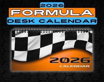 フォーミュラ1 2026 卓上カレンダー フェラーリ、マクラーレン