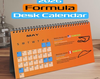 ランド・ノリス 2026 卓上カレンダー | F1ドライバーギフト