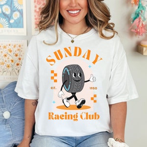 Camiseta Retro Fórmula 1 F1 Sunday Racing Club Camiseta Vintage Fórmula 1 McLaren Fórmula 1