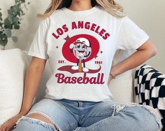 Los Angeles Baseball Shirt Retro Los Angeles Baseball Shirt for Los Angeles Sports Fan