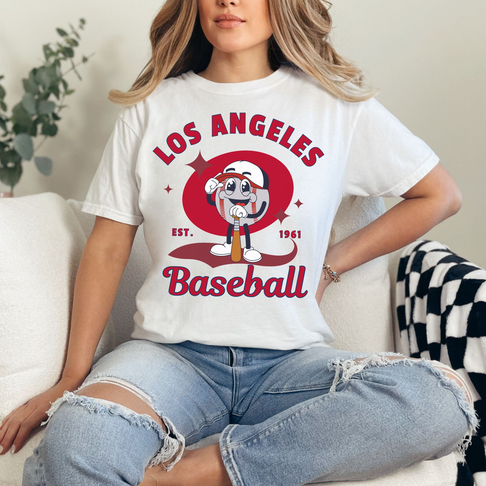 Angels Baseball Tank - Etsy