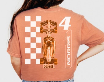 Lando Norris Shirt Lando Norris Tshirt Lando Norris Formula 1 Shirt for Norris Fan F1 Shirt McLaren F1
