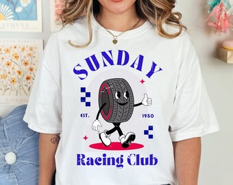 Retro Formula 1 Shirt F1 Sunday Racing Club Vintage Formula 1 Shirt Visa Cash App RB Formula 1 VCARB