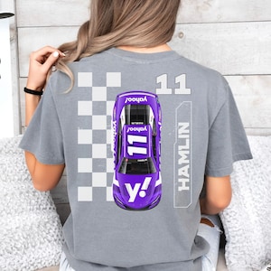 Denny Hamlin Shirt Denny Hamlin Nascar Tshirt Denny Hamlin Yahoo Car