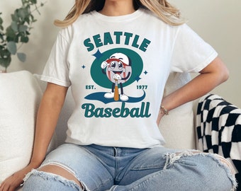 Seattle Baseball Shirt Retro Seattle Baseball Shirt for Seattle Sports Fan