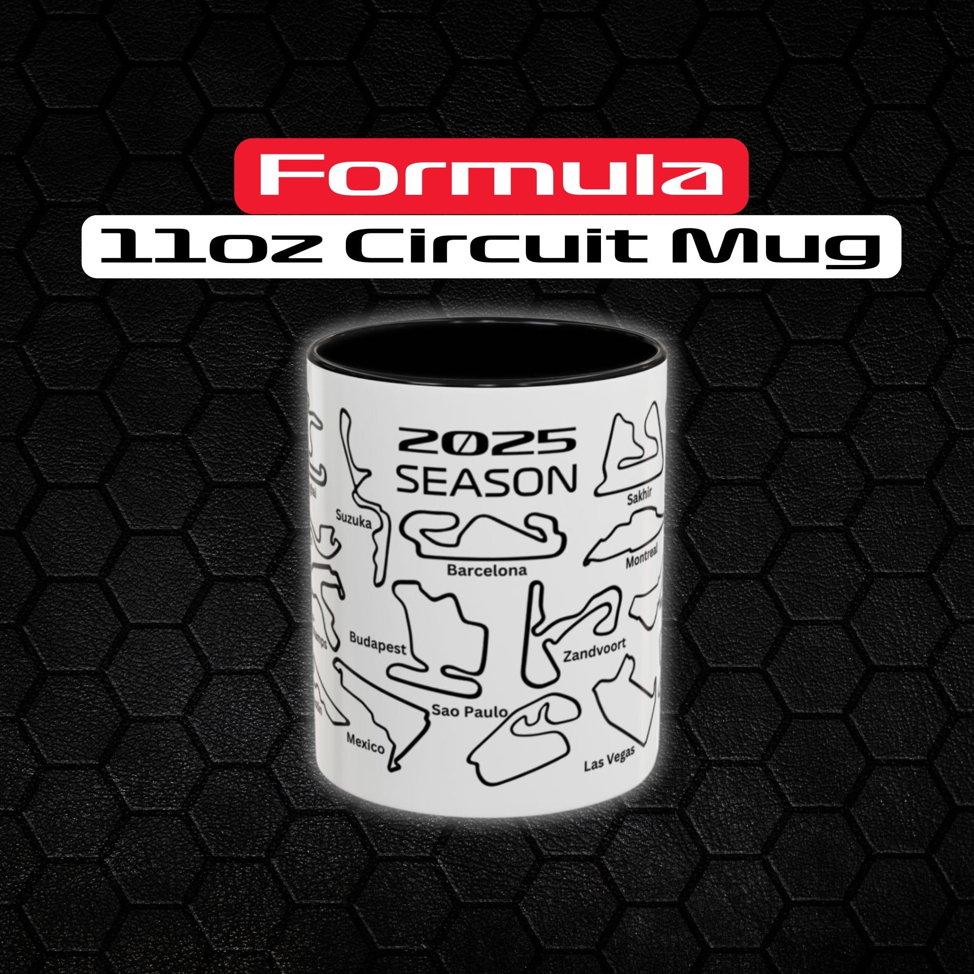 Poster calendario date circuiti f1 2025 regalo auto da corsa