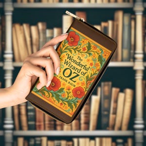 Book Wallet featuring The Wonderful Wizard of Oz for a Vintage Literary Aesthetic