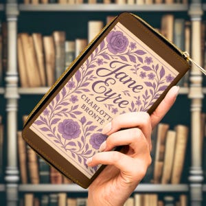 Book Wallet featuring Jane Eyre for a Victorian Literary Aesthetic