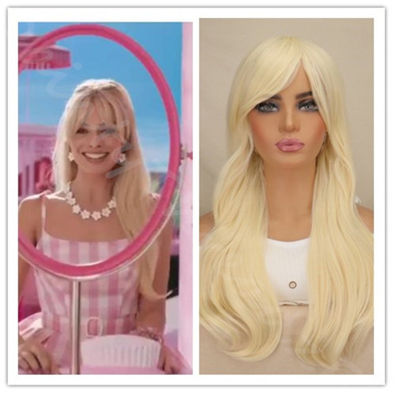 Barbie Wig Margot Robbie Hair Barbie Cosplay Wig Barbie - Etsy Canada