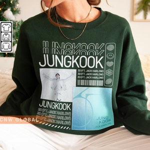BTS Jungkook Kpop Sweatshirt 3D Tee V0 Bangtan JK Merch 