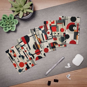 Bauhaus Inspired Multi-Design Greeting Cards (5-Pack)