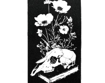 Bookish Dark Academia Aufnäher zum Aufnähen – Cottagecore, Dark Cottagecore, Witchcraft, Witchy, Gothic, Gothic Patches für Jacken & Taschen