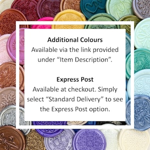 Wax Seal Stickers, Pre-Designed Styles, Self-Adhesive Wax Seals image 15