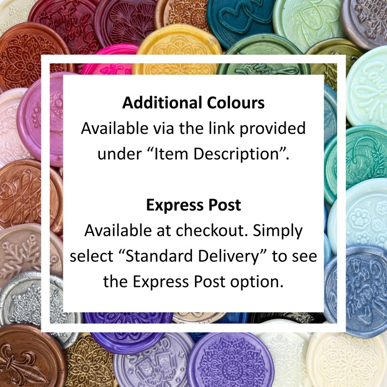 Wax Seal Stickers, Pre-Designed Styles, Self-Adhesive Wax Seals image 15