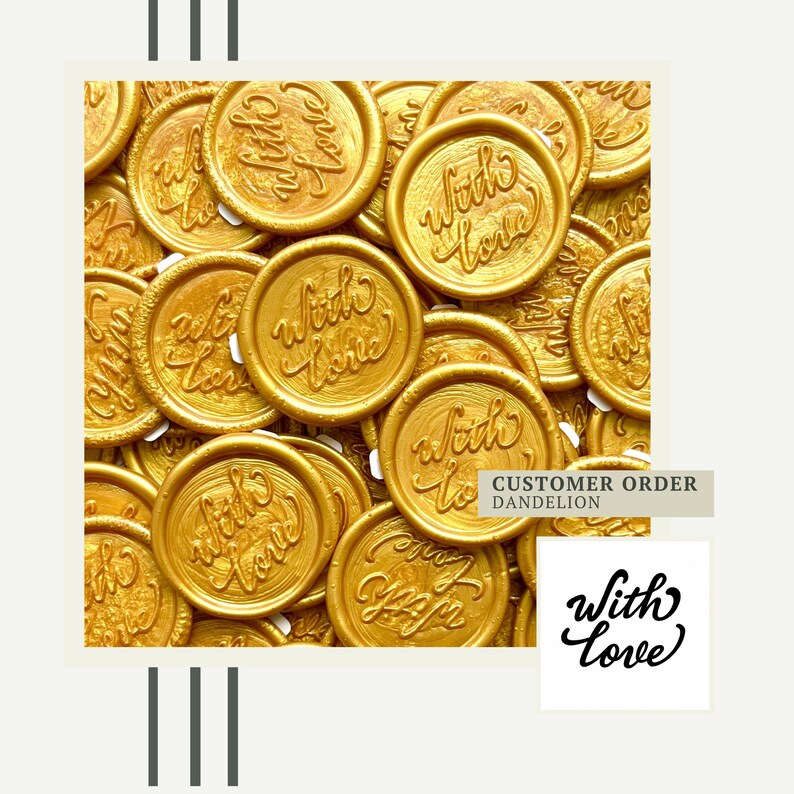 Wax Seal Stickers, Pre-Designed Styles, Self-Adhesive Wax Seals image 13