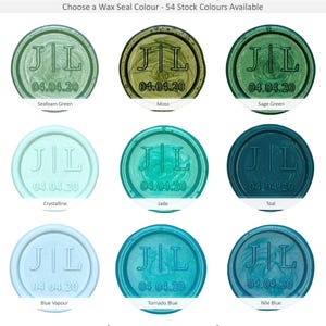 Wax Seal Stickers, Pre-Designed Styles, Self-Adhesive Wax Seals image 7