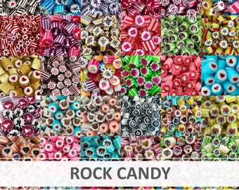 Rock Candy, Party Wedding Favours, Custom Candy