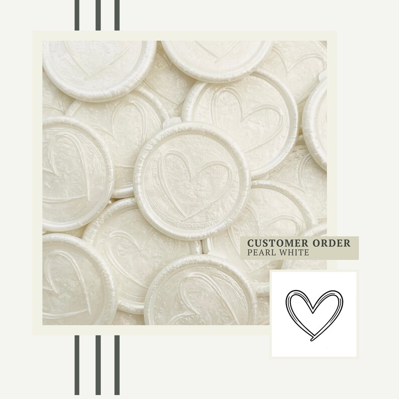 Wax Seal Stickers, Pre-Designed Styles, Self-Adhesive Wax Seals image 12