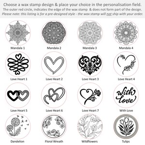Wax Seal Stickers, Pre-Designed Styles, Self-Adhesive Wax Seals image 10