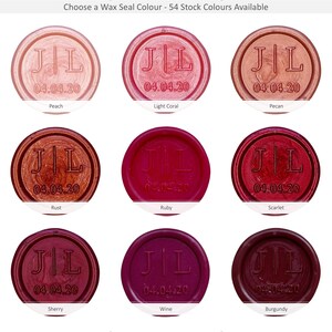 Wax Seal Stickers, Pre-Designed Styles, Self-Adhesive Wax Seals image 5