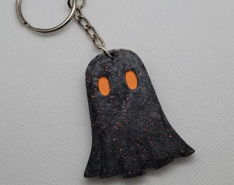 Ghost Resin Keychain - Glitter