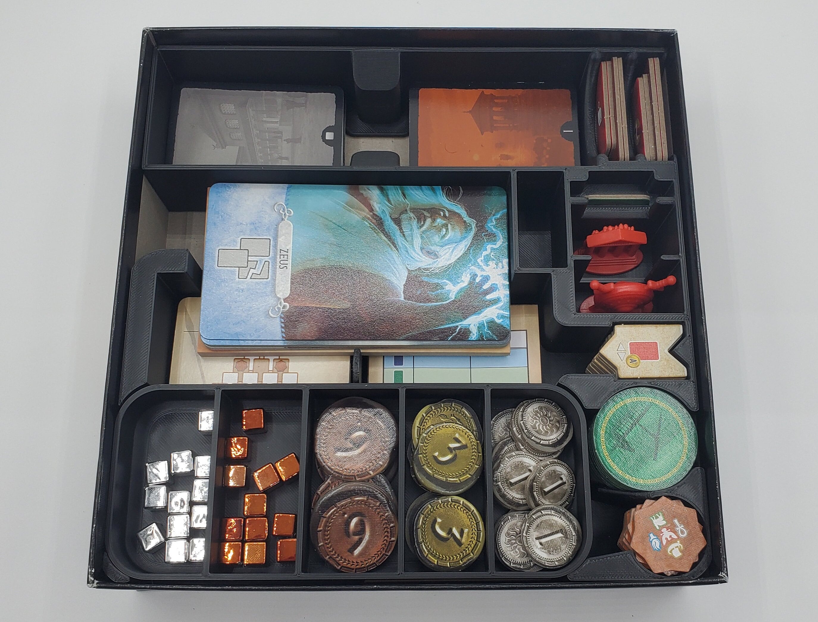 SMONEX 7 Wonders organizer Compatible with 7 Wonders 2nd Edition board game  and