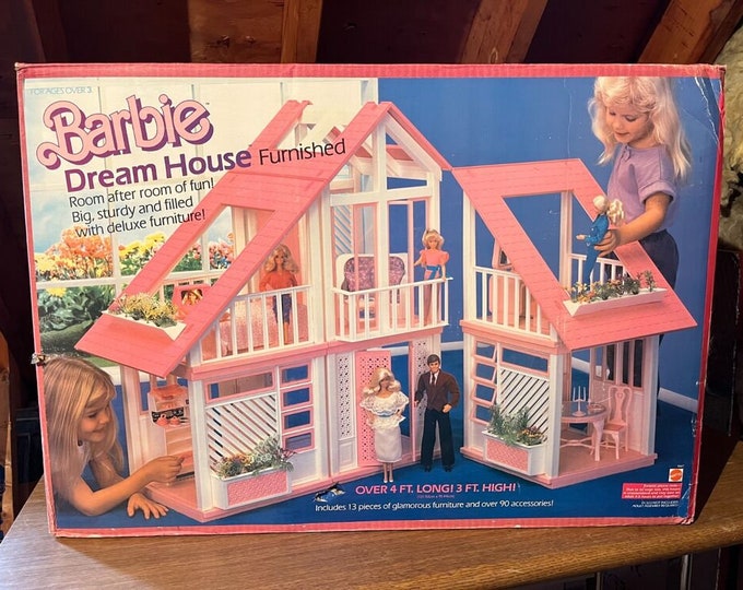 Vintage Barbie Dream House 1985 Mint Condition Never Taken Out of Box - Etsy