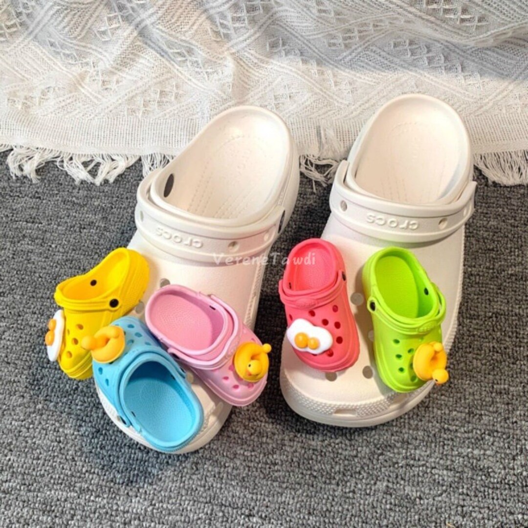 Shoe Buckle Cute Mini Hole Shoes Accessories DIY Color Etsy