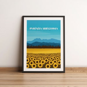 Pyrenees Ariégeoises Poster