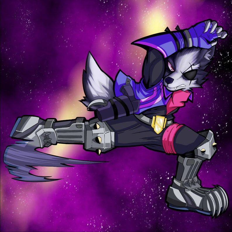 Nintendo Super Smash Bros - Star Fox Space Animals Sticker Pack image 4