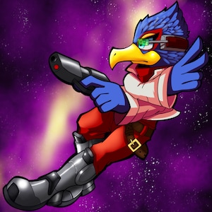 Nintendo Super Smash Bros - Star Fox Space Animals Sticker Pack image 2