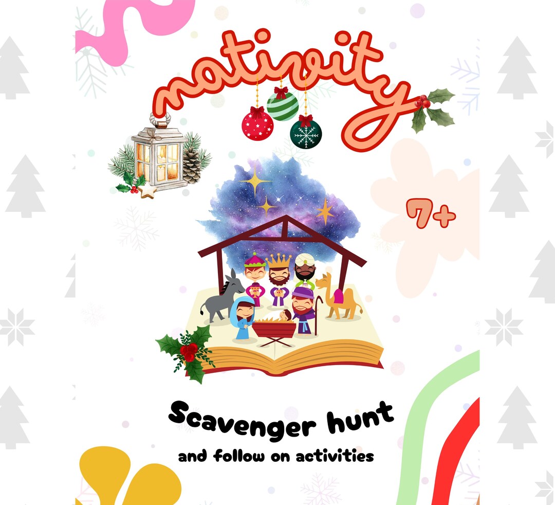 Christmas Nativity Scavenger Hunt | Faith Adventure for Big Kids ...