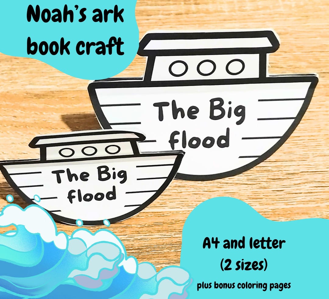 Noahs Ark Craft for Kids | Bible Story Activity | Sunday School ...