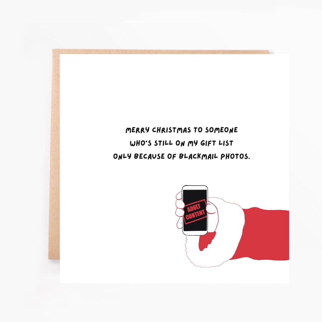 Awkward Xmas Card – Funny Christmas Card - Etsy