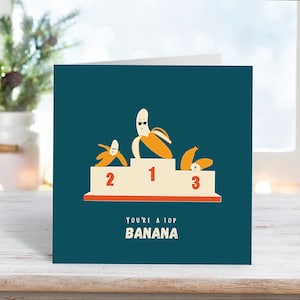 Miglior biglietto d&#39;auguri Banana/biglietto di compleanno divertente/biglietto d&#39;auguri di compleanno