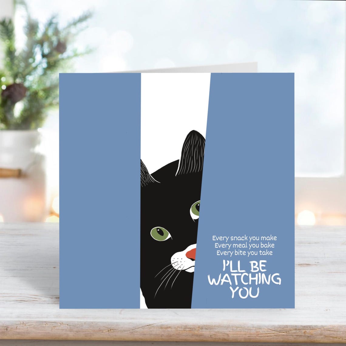 Funny Cat Birthday Card: Pet Lover Greeting Card - Etsy