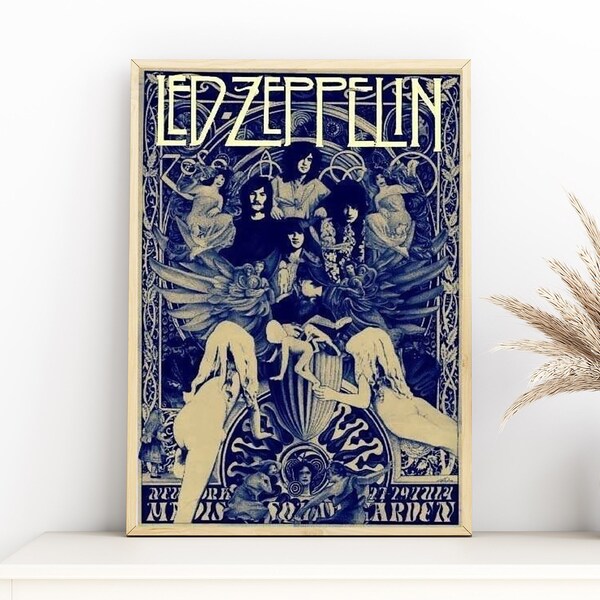 Led Zeppelin Art Etsy