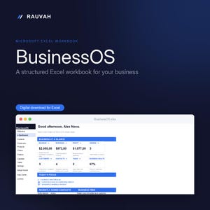 Small Business Excel Template with CRM, Orders, Invoices, Finance Dashboard and Tasks