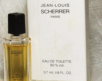 Vintage 80s miniature Jean Louis Scherer, EdT 3.7ml, almost full, w/box