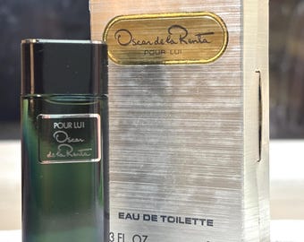 Oscar de la Renta Pour Lui, EdT 10ml, full, w/box (vintage 80s miniature)