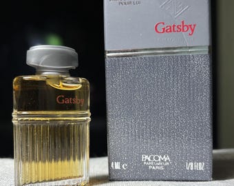 Vintage 80s miniature Pacoma Gatsby, EdT 4ml, full, w/box (MEN'S)