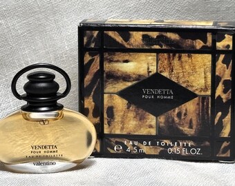 Vintage 1991 miniature: Valentino ‘Vendetta’, EdT 4.5ml, full, w/box