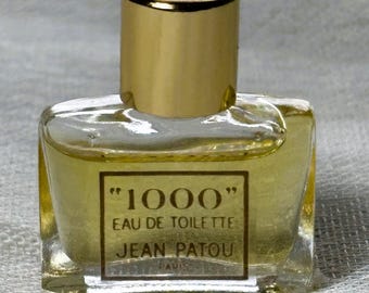 Vintage '80s miniature: Jean Patou ‘1000’, EdT 2ml, full, w/slidebox