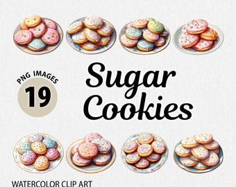 Akvarell sockerkakor PNG-paket, påskkakor PNG, påsksockerkakor Clipart, påskgodis PNG, påskkaka PNG, påskmat PNG