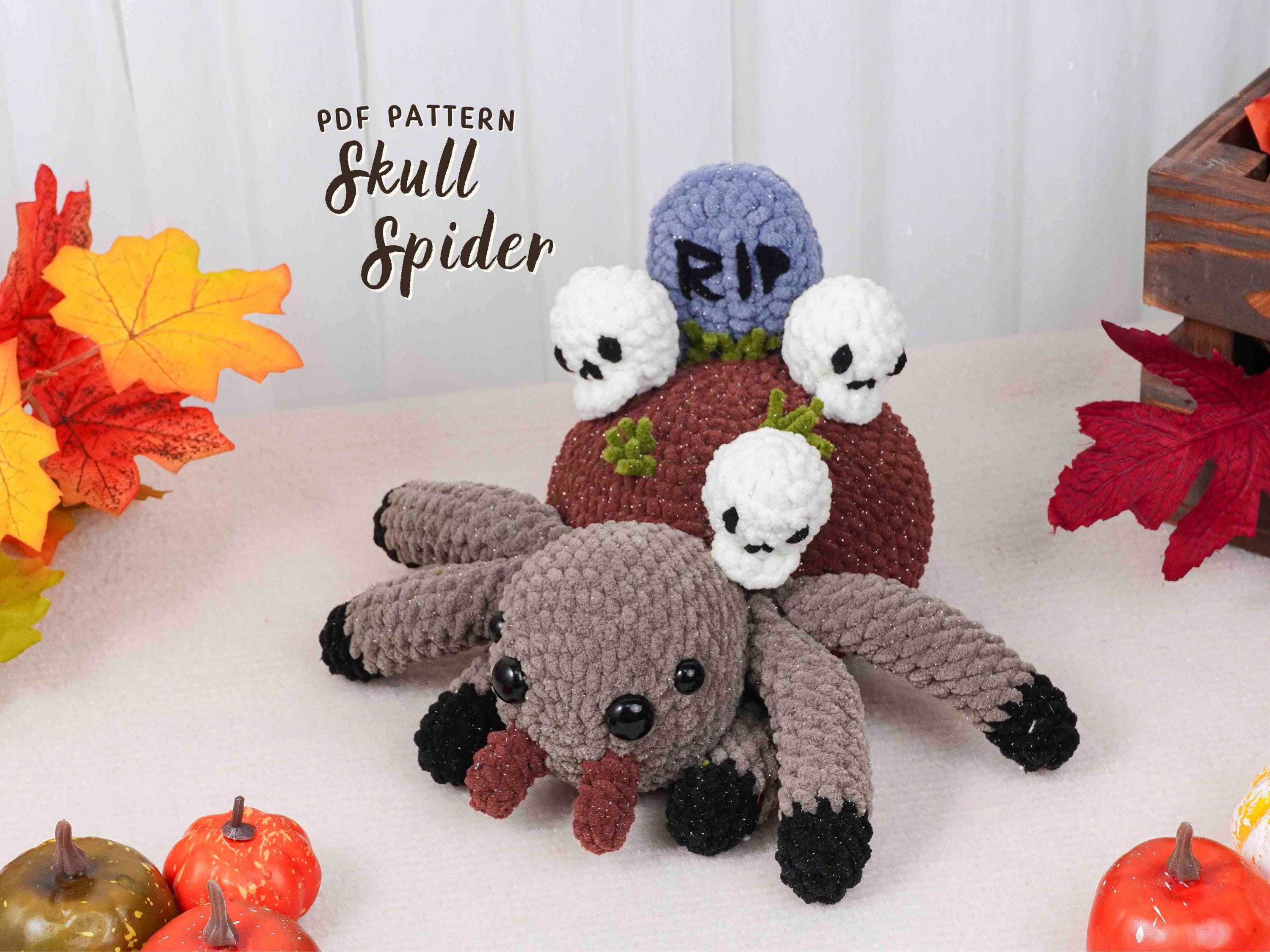 Skull Spider Crochet Pattern