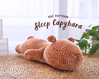 Capybara Amigurumi Crochet Pattern, Amigurumi Crochet Pattern, Amigurumi Crochet Pattern English, Handmade Amigurumi Crochet Pattern