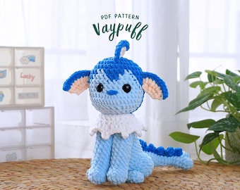 Vaypuff Crochet Pattern, Amigurumi Crochet Pattern, Handmade Amigurumi Crochet Pattern, Adorable Crochet Pattern, PDF Crochet Pattern