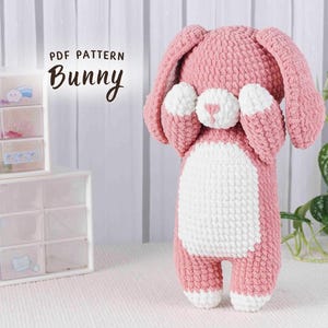 Bunny Crochet Pattern, Amigurumi Crochet Pattern, Amigurumi Bunny Plush Toy PDF, Handmade Amigurumi Crochet Pattern, PDF Crochet Pattern