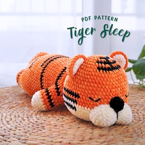 Tiger Amigurumi Crochet Pattern, Amigurumi Crochet Pattern, Amigurumi Crochet Pattern English, Handmade Amigurumi Crochet Pattern